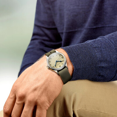 Longines Heritage Avigation Automatic L2.819.4.93.2 Heritage Military (+ náhradní řemínek)