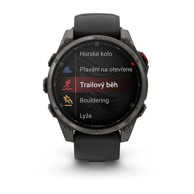 Garmin Fenix 8 Pro AMOLED 47mm, Sapphire Carbon Gray DLC Titanium Black