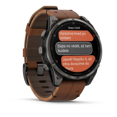Garmin Fenix 8 Pro AMOLED 47mm, Sapphire Carbon Gray DLC Titanium (Premium) (+ extra strap)