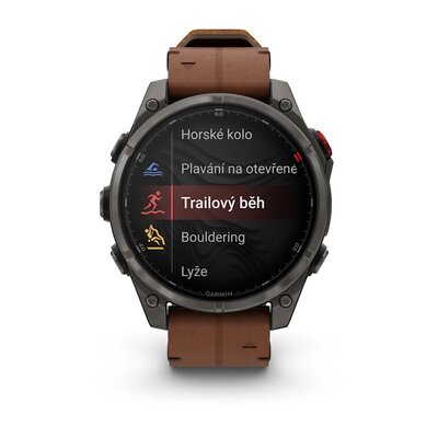 Garmin Fenix 8 Pro AMOLED 47mm, Sapphire Carbon Gray DLC Titanium (Premium) (+ extra strap)