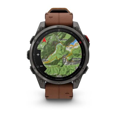 Garmin Fenix 8 Pro AMOLED 47mm, Sapphire Carbon Gray DLC Titanium (Premium) (+ extra strap)