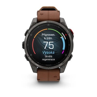 Garmin Fenix 8 Pro AMOLED 47mm, Sapphire Carbon Gray DLC Titanium (Premium) (+ extra strap)