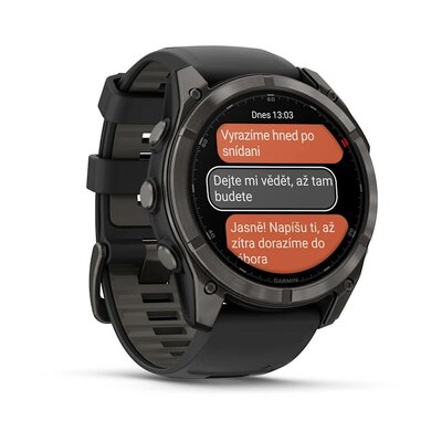 Garmin Fenix 8 Pro AMOLED 51mm, Sapphire Carbon Gray DLC Titanium Black