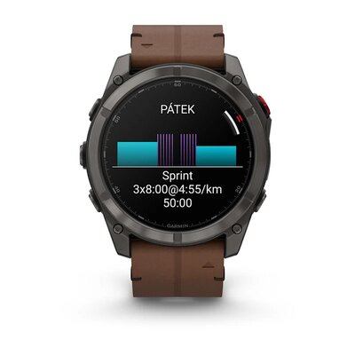 Garmin Fenix 8 Pro AMOLED 51mm, Sapphire Carbon Gray DLC Titanium (Premium) (+ extra strap)