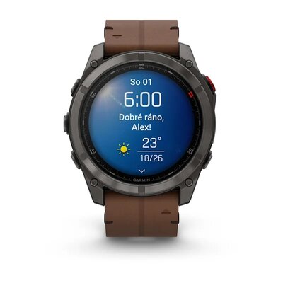 Garmin Fenix 8 Pro AMOLED 51mm, Sapphire Carbon Gray DLC Titanium (Premium) (+ extra strap)