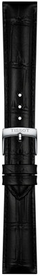 Leather strap Tissot T852.051.027 18mm, black, Quick Release