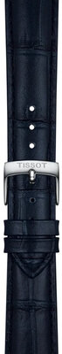 Leather strap Tissot T852.051.029 18mm, Blue, Quick Release