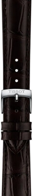 Leather strap Tissot T852.051.032 18mm, Brown, Quick Release