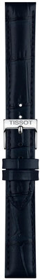 Leather strap Tissot T852.051.034 16mm, Blue, Quick Release
