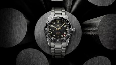 Longines Spirit Zulu Time Automatic Titanium GMT Chronometr L3.802.1.53.6