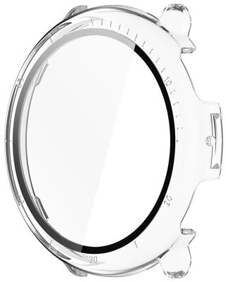 Protective cover (pro Amazfit Active 2, round), plastic, transparent + slide
