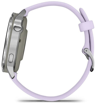 Garmin Venu 4 41mm Silver / Periwinkle, Silicone Band