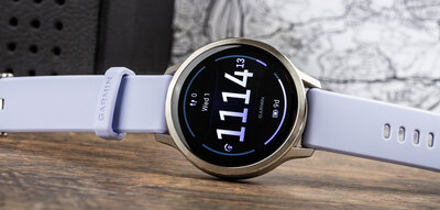 Garmin Venu 4 41mm Silver / Periwinkle, Silicone Band