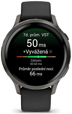 Garmin Venu 4 41mm Slate / Black, Silicone Band