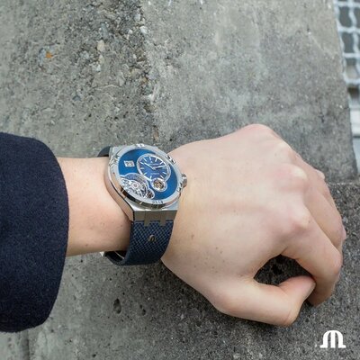 Maurice Lacroix Aikon Master Grand Date Automatic AI6118-SS00E-430-C (+ spare strap)