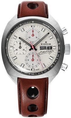 Edox Sportsman Automatic Chronograph 01132 3G BEAN Juan Manuel Fangio Limited Edition 115pcs (+ spare strap)