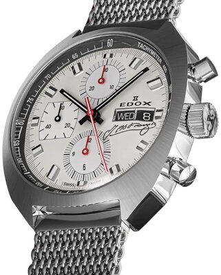 Edox Sportsman Automatic Chronograph 01132 3G BEAN Juan Manuel Fangio Limited Edition 115pcs (+ spare strap)