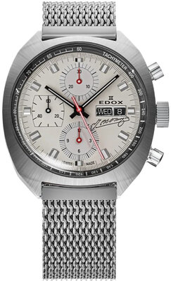 Edox Sportsman Automatic Chronograph 01132 3G BEAN Juan Manuel Fangio Limited Edition 115pcs (+ spare strap)