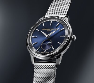 Frederique Constant Classics Moneta Quartz Moonphase FC-206N3S6B