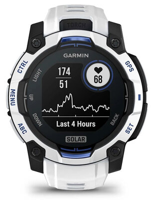Garmin Instinct 3 SOLAR 45mm, Whitestone