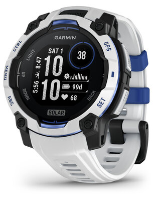 Garmin Instinct 3 SOLAR 45mm, Whitestone