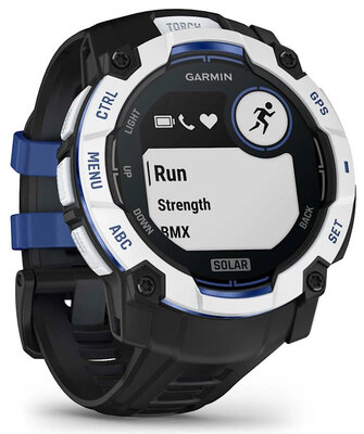 Garmin Instinct 3 SOLAR 50mm, Black/Bolt Blue
