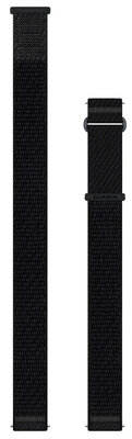 Nylonový řemínek Garmin 18mm (pro Venu 2S/3S, Venu 4 (41mm), Vívoactive 4S, Forerunner 265S aj.), černý, Quick Release, 010-14400-02