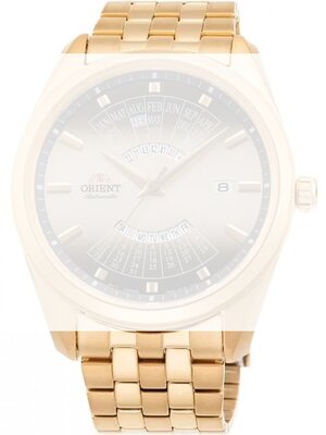 Steel bracelet Orient UM00R221G0 22mm (for the model RA-BA00), Golden