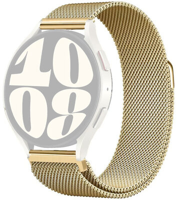 Steel bracelet Ricardo Venosa, Golden, Quick Release, Magnetic