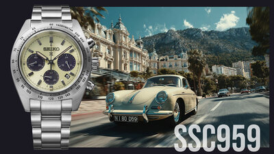 Seiko Prospex Speedtimer Solar Chronograph SSC959P1 European Exclusive Limited Edition 2700pcs (+ spare strap)