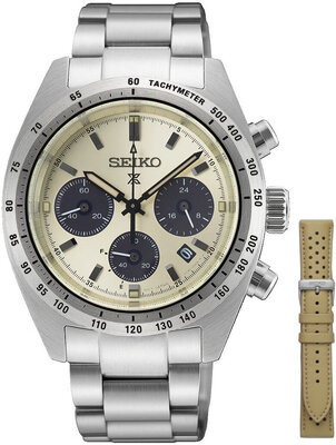 Seiko Prospex Speedtimer Solar Chronograph SSC959P1 European Exclusive Limited Edition 2700pcs (+ spare strap)