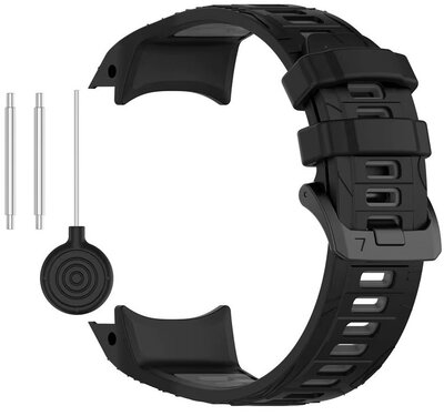 Silicone strap Ricardo 22mm (pro Garmin Instinct 3, 45mm), black