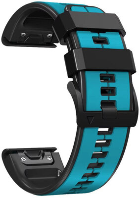 Silicone strap Ricardo 26mm (pro Garmin Fenix 8/7X/6X (51mm), Tactix aj.), Blue, QuickFit