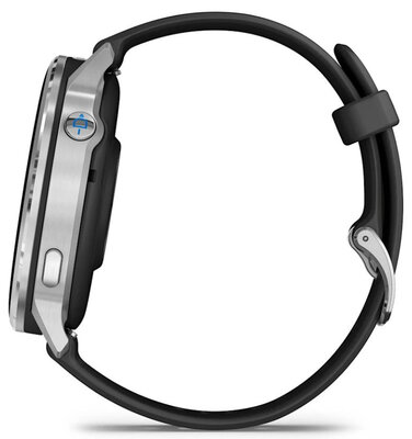 Garmin D2 Air X15, Silver/Black Silicone band
