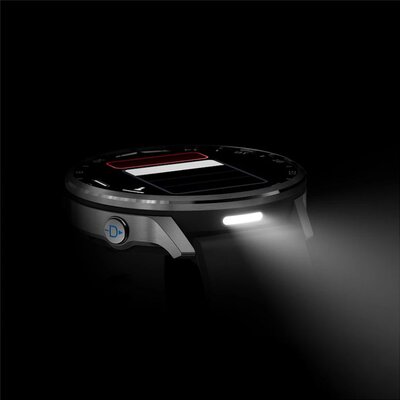 Garmin D2 Air X15, Silver/Black Silicone band