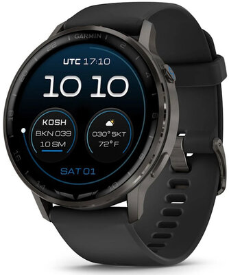 Garmin D2 Air X15, Slate/Black Silicone Band