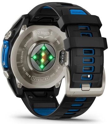 Garmin D2 Mach 2 47mm (Premium), Oxford Brown Leather Band (+ extra strap)