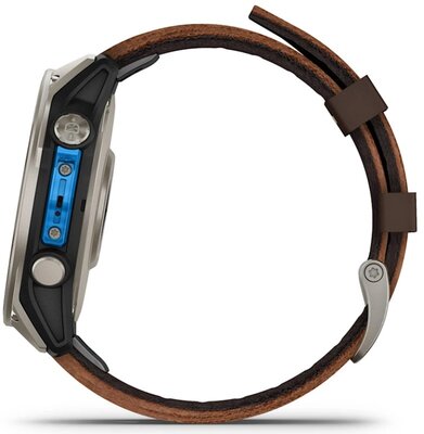 Garmin D2 Mach 2 47mm (Premium), Oxford Brown Leather Band (+ extra strap)