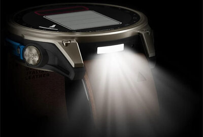 Garmin D2 Mach 2 47mm (Premium), Oxford Brown Leather Band (+ extra strap)