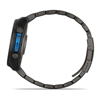 Garmin D2 Mach 2 51mm (Premium), Carbon Gray DLC Titanium with Vented Titanium Bracelet (+ extra strap)