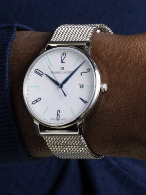 Maurice Lacroix Eliros Gents EL1118-SS00E-120-C (+ spare strap)
