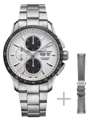 Maurice Lacroix Pontos Pontos S Automatic Chronograph PT6038-SSL2H-130-A (+ spare strap)