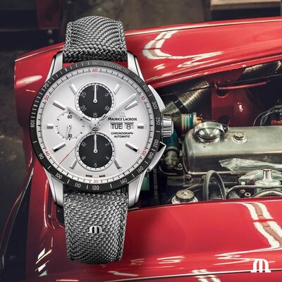 Maurice Lacroix Pontos Pontos S Automatic Chronograph PT6038-SSL2H-130-A (+ spare strap)