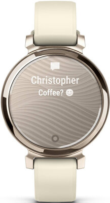 Garmin Lily 2 Cream Gold / Coconut Silicone Band