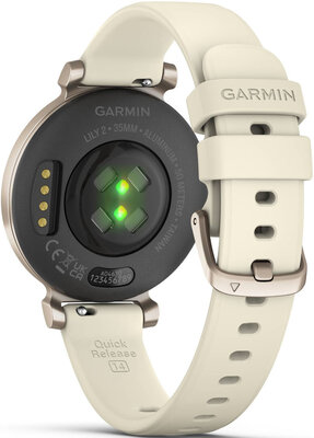 Garmin Lily 2 Cream Gold / Coconut Silicone Band