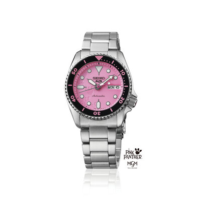 Seiko 5 Sports Automatic SRPM07K1 Pink Panther Limited Edition 9999pcs (+ spare strap)