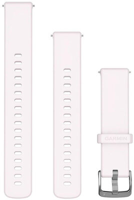 Silikonový řemínek Garmin 18mm, Blush Pink, Quick Release, + prodloužená část, 010-13406-03