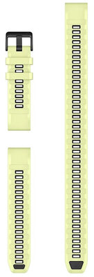 Silikonový řemínek Garmin 22mm, Citron, QuickFit, + prodloužená část, 010-14411-01