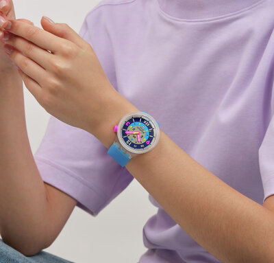 Swatch Neon Hielo SB01K400