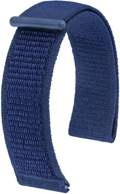 Textile strap Hirsch Vocem L 41409080-0, blue, velcro, length L, Quick Release